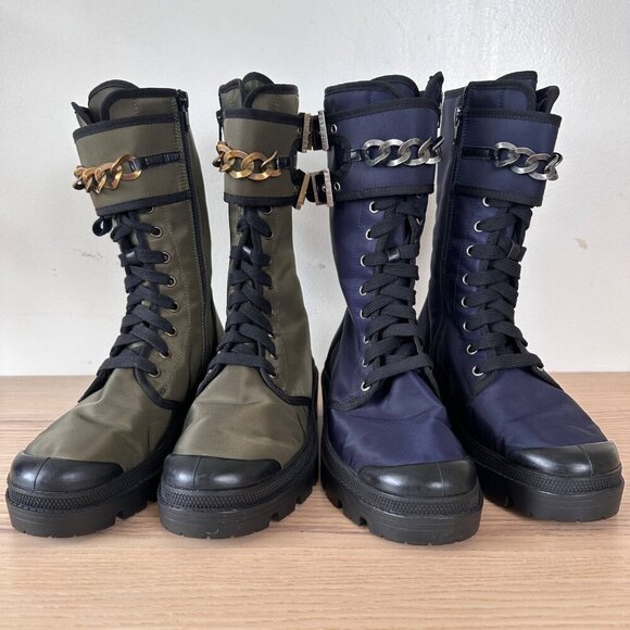 Madison Maison x Palladium Ranger Boot Women Sz 6 Vegan Army RARE 90's $495 - Picture 16 of 16
